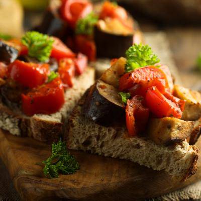 Griechisches Bruscetta